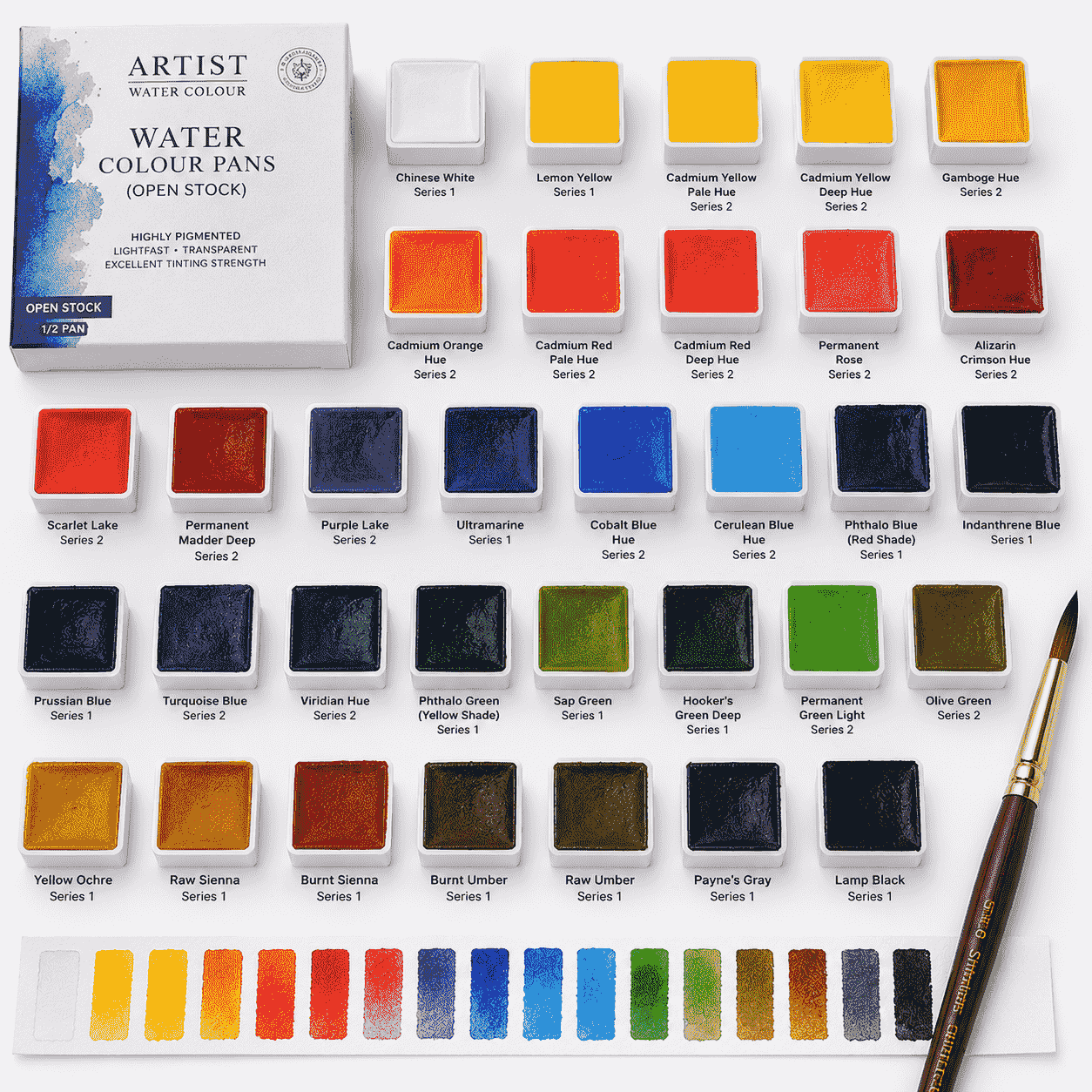 WATER COLOUR PANS - Open Stock