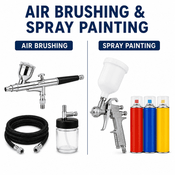 AIR BRUSHING & SPRAY PAINTING