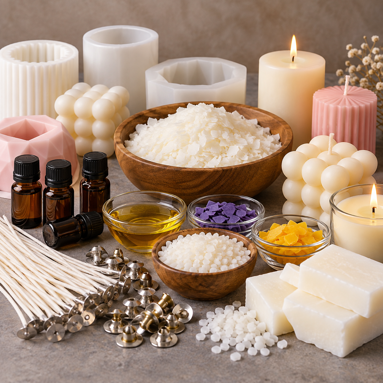 CANDLE MATERIALS